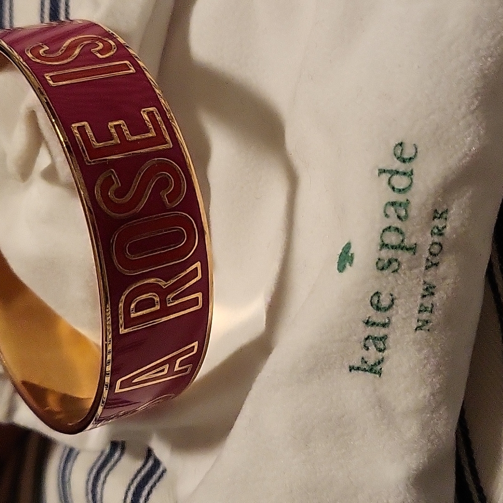 Y2k Kate Spade bangle with bag